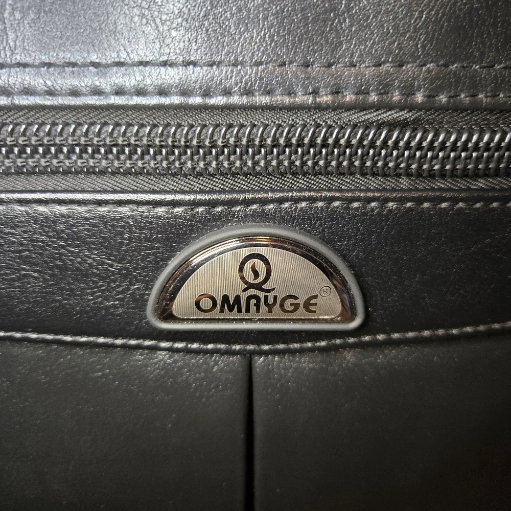 Omayge black briefcase